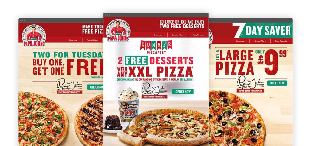 Papa John's Email Newsletters